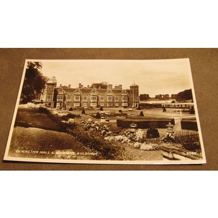 1930s real photo Postcard - Blickling Hall & Gardens - Aylsham, Norfolk