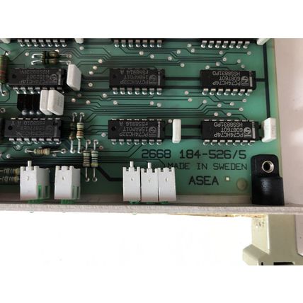 ASEA ABB 2668 184-526/5 PLC/ ROBOTIC SAFETY CIRCUIT BOARD DSQC 210,DC,DH