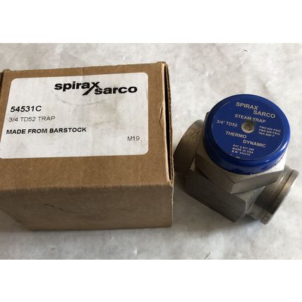 SPIRAX SARCO 3/4” TD52,54531C Thermo dynamic steam Trap COOL BLUE HEAVY DUTY,EP