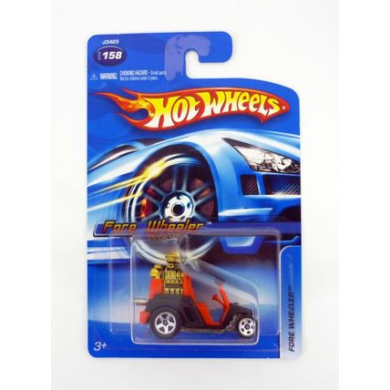 Hot Wheels Fore Wheeler #158 Black Die-Cast Car 2006