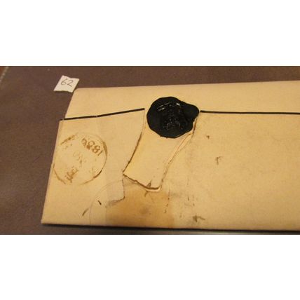 QV Queen Victoria 1839 GB Pre-Stamp Cover 'E' Fr to Coventry - ref62