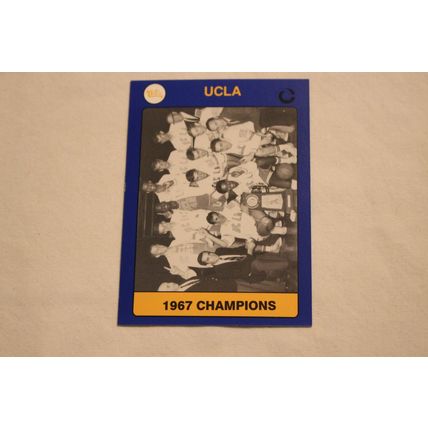 1967 Championship Team 1991 Collegiate Collection UCLA NO. 80