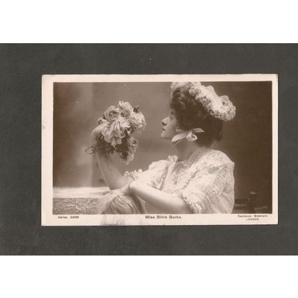 Postcard Edwardian Actress Billie Burke 1910 Davidson Brothers 2339