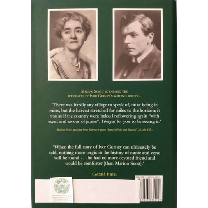 VERY RARE SIGNED 1st EDITION IVOR GURNEY and MARION SCOTT SONG OF PAIN & BEAUTY