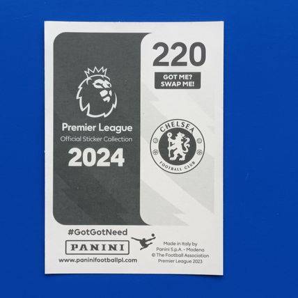 Moisés Caicedo #220 - Panini Premier League 2023-2024 Sticker Chelsea