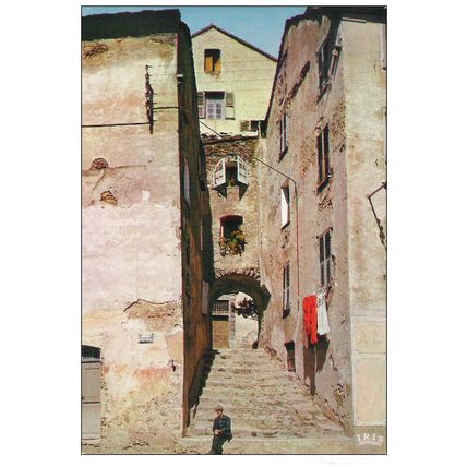 20 - 2B - Corte - Vieille rue sur la Place du Général Gaffori