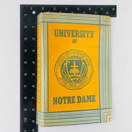 Notre Dame Bookstore Vintage Book Cover 1947 ~ Rare Must See!