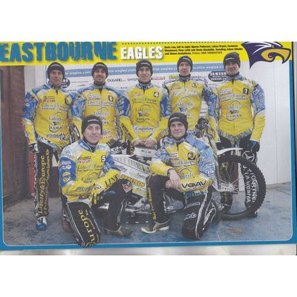 Speedway Star : April 6, 2013. Eastbourne Eagles photo. Maciej Janowski