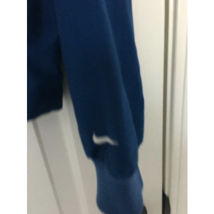 Nike Boys Athletic Full Zip Windbreaker Track Jacket Blue Size Medium