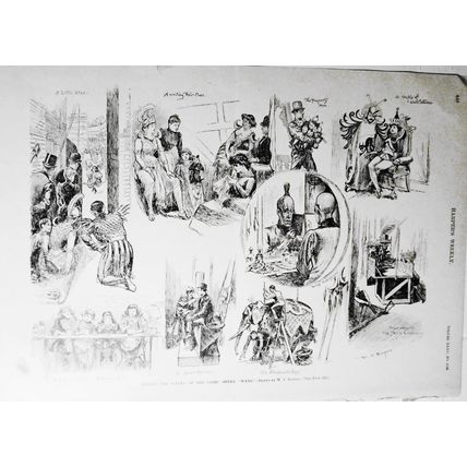 Behind The Scenes At The Comic Opera "Wang", Harper's Weekly, June 1891