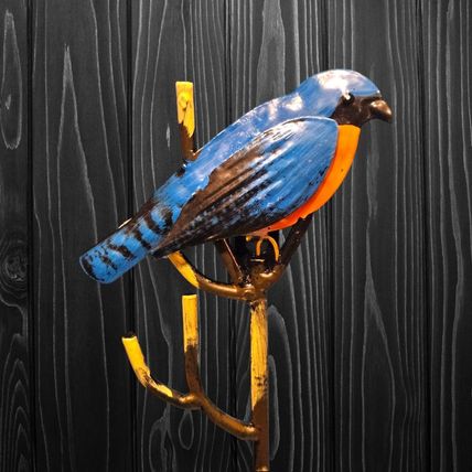 Eastern Bluebird Metal Wall Hanger - Plant - Accessories - Craft