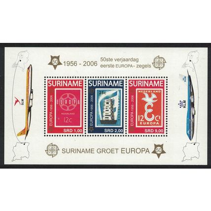 Suriname Europa Stamps MS 2006 MNH SG#MS2143