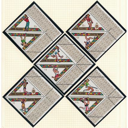 Cook Is. Football Golf Boxing Tennis Pacific Sport Games Triangles Margins