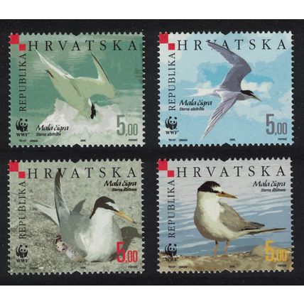 Croatia WWF Birds Little Tern 4v 2006 MNH SG#854-857 MI#774-777 Sc#621 a-d