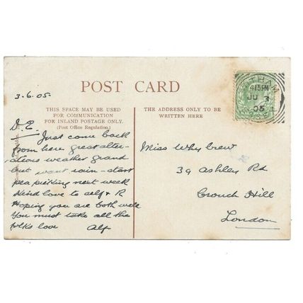 Maldon, From Meter's Hard, Essex, Postcard.