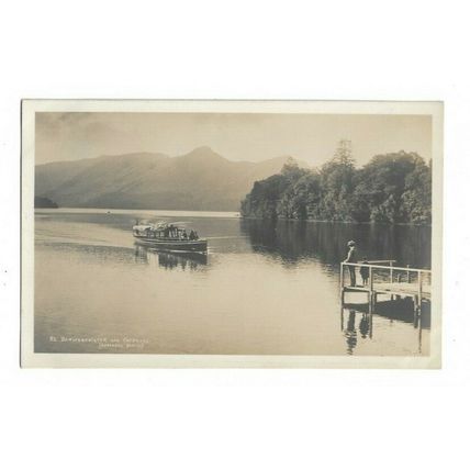 Derwent Water And Catbells, Cumbria, RP Postcard.