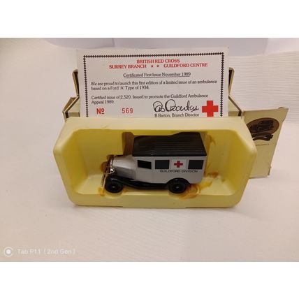 LLEDO DAYS GONE 1934 FORD A TYPE BRITISH RED CROSS VAN ( PRE-OWNED)