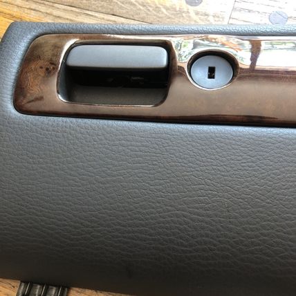 Volvo C70 S70 V70 R XC70 Black Glove Box Door W/ Wood Trim OEM Artformed