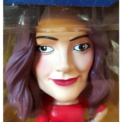 DOCTOR WHO : CLARA OSWALD : 6" WACKY WOBBLER BOBBLE-HEAD : VINYL FIGURE