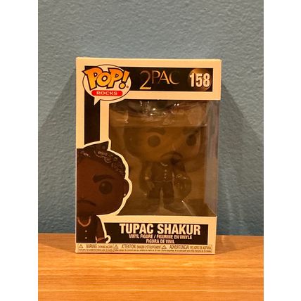 Funko Pop! Rocks - Tupac Shakur #158 Vinyl Figure (Box & Protector)