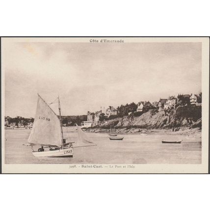 Le Port et l'Isle, Saint-Cast, c.1920s - Laurent-Nel CPA