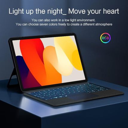 Keyboard Case Compatible with Xiaomi Redmi Pad SE 11'' 2023,Magnetic Detachable