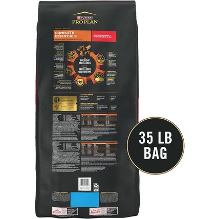 Purina Pro Plan Complete Essentials Shredded Blend Beef and Rice Dog Food Dry Fo