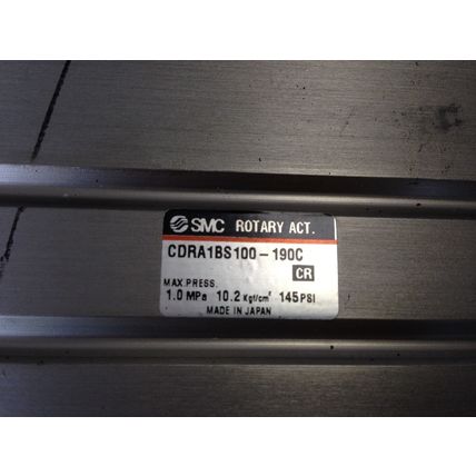 NEW SMC CDRA1BS100-190C PNEUMATIC ROTARY ACTUATOR, 190* ROTATION,BU