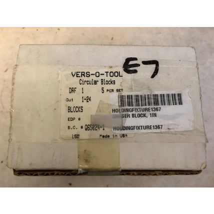 VERS-O-TOOL CIRCULAR BLOCKS 1"-24 UN CIRCULAR DIE BLOCK DRF-1 1-24,EK