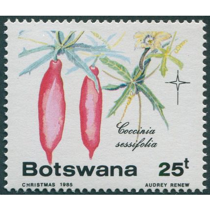 Botswana 1985 25t Coccinea sessifolia SG588 MNH