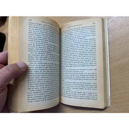1973 GEORGE ELIOT "SCENES OF CLERICAL LIFE" PENGUIN FICTION PAPERBACK BOOK (P2)