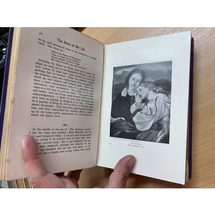 1918 ELLEN TERRY "THE STORY OF MY LIFE" ACTRESS ILLUSTRATED HARDBACK BOOK (P4)