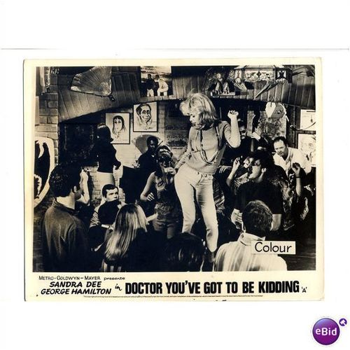 DOCTOR YOU'VE GOT TO BE KIDDING Sandra Dee, George Hamilton F-O-H Stills Set (8)