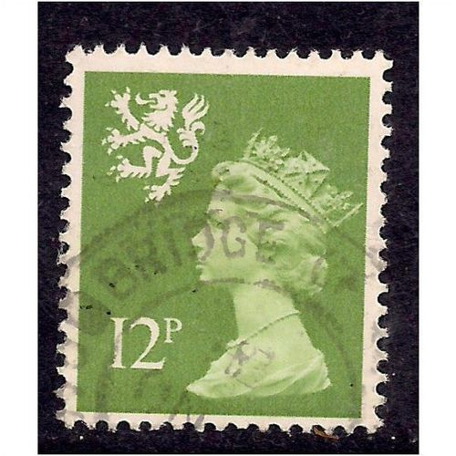 Scotland GB 1980 12p YEL/GRN Machin SGS33 (E177)