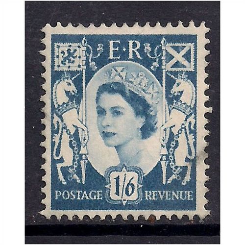 Scotland GB 1967 QE2 1/-6d Grey Blue wilding SG 6.(K163 )