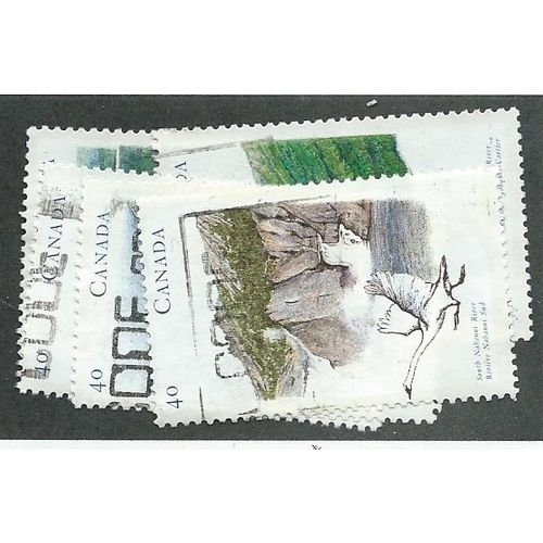 CAN 1991 SET 'CANADIAN RIVERS (1ST SERIES)(5v) ' FINE USED (EBID38-871)