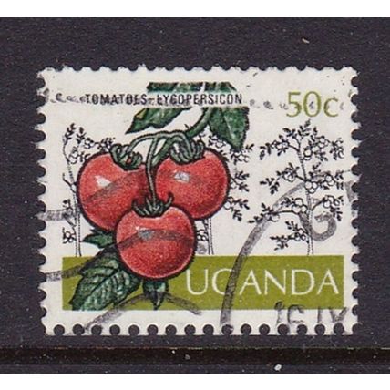 UGANDA 1975 CROPS 50c TOMATOE USED SG153