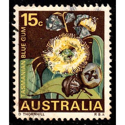 Australia 1968 Flower Blue Gum 15c Used Stamp