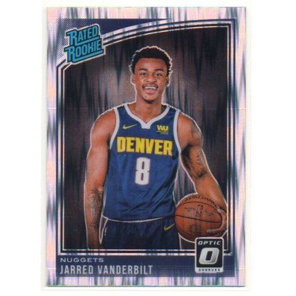 OPTIC RATED ROOKIE SILVER SHOCK PRIZM JARRED VANDERBILT REFRACTOR
