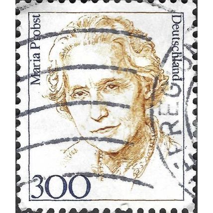 GERMANY, Maria Probst (1902-1967), ochre 1997, 300pf, #6