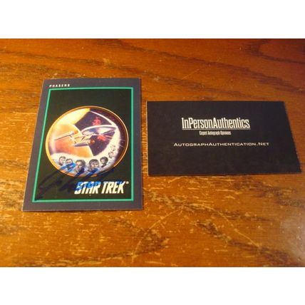 1991 Star Trek, Autograph Card, w/COA, WILLIAM SHATNER, Star Trek (A)