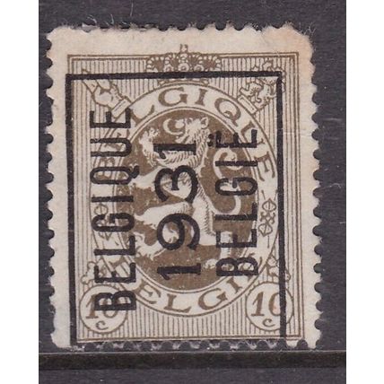Belgium 1931 Lion 10c PRECANCEL Mint No Gum VGC