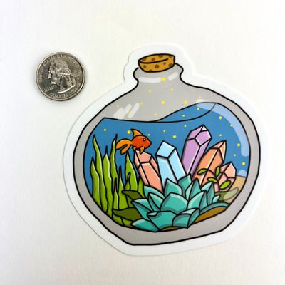 Crystal Aquarium | Vinyl Stickers[ ]