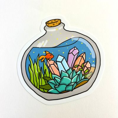 Crystal Aquarium | Vinyl Stickers[ ]