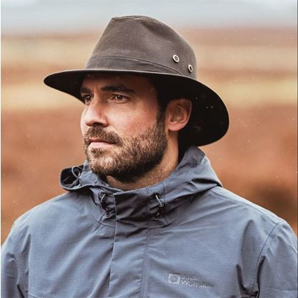 Explorer: UPF50+ Sun Protection Waxed Cotton Vented Hat by HATLAND