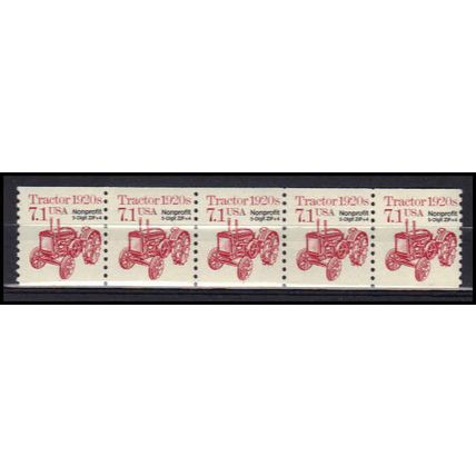 2127b 7.1c Tractor Fine MNH Dry Gum PNC 1/5 X0881