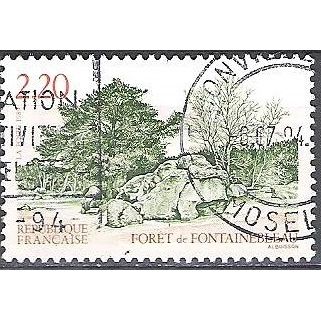 France 1989 Michel 2718 O Cote (2008) 0.80 € Forêt de Fontainebleau Cachet rond