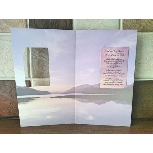 Keepsake Memorial Card + mini card inside #1
