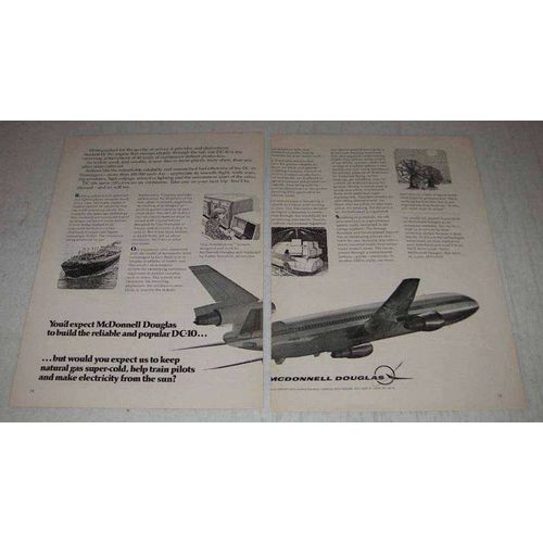 1977 McDonnell Douglas DC-10 Ad - Reliable Popular