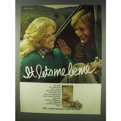 1978 Clairol Nice 'n Easy Haircolor Ad - Lets Me Be Me